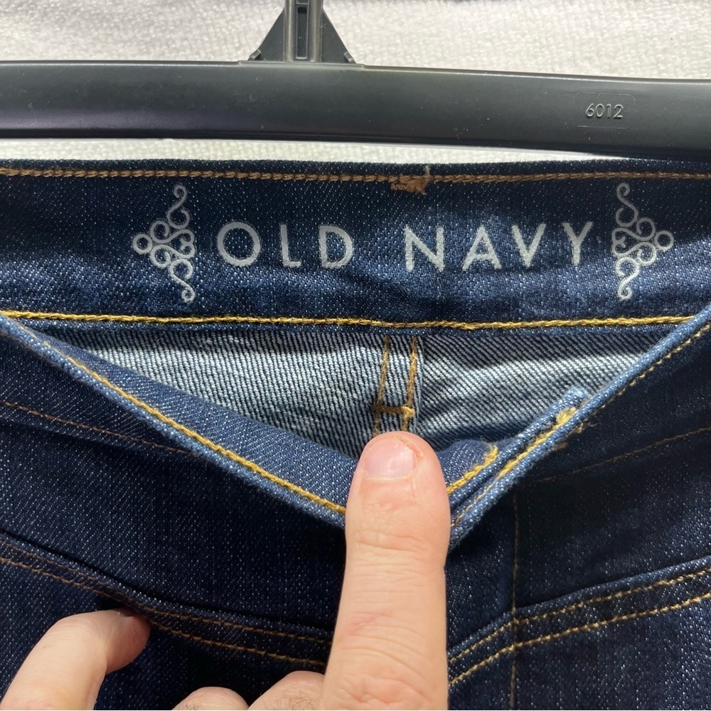 Old Navy Flare Jeans Womens 16 Plus‎ size Blue Denim Wide Leg Stretch Cute 2661 - Picture 2 of 10